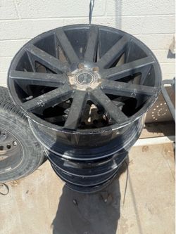 22 inch black dubs