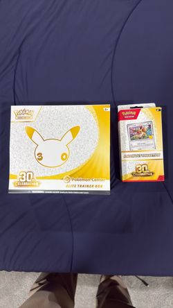Pokemon 30th anny ETB and Knockout - Pokemon Center