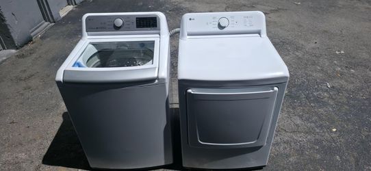 Clean & Reliable LG Top Load Laundry Pair - Will Separate
