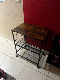 Rolling top table