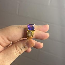 Gold Plated Ring Size 8