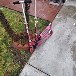 Two (2) Razor Scooters. 