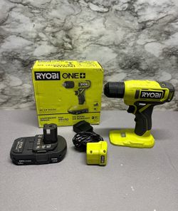 RYOBI ONE+ 18V Cordless 3/8 in. Drill/Driver Kit with 1.5 Ah Battery and Charger