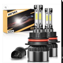 Mifmia 9004 / HB1 LED 6500K Cool White Headlight Bulbs Brand New Sealed