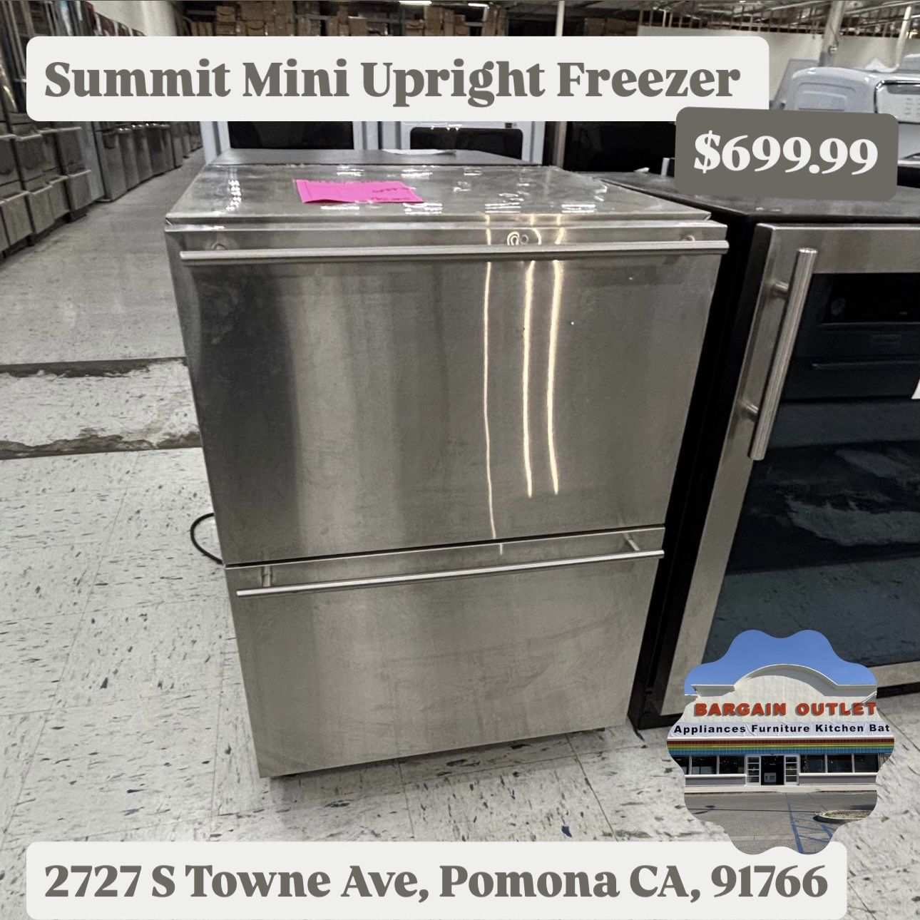 Summit Mini Upright Freezer