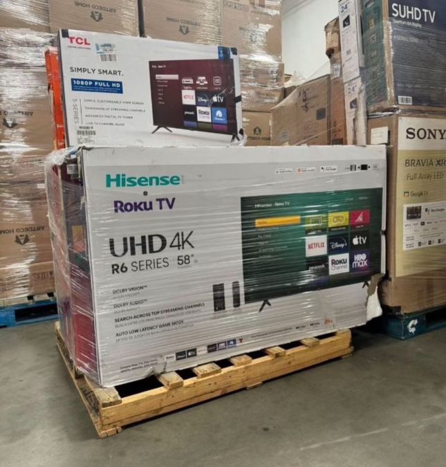 75”Hisense Roku Smart Tv