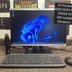 HP Desktop Computer With Monitor Keyboard And Mouse Included