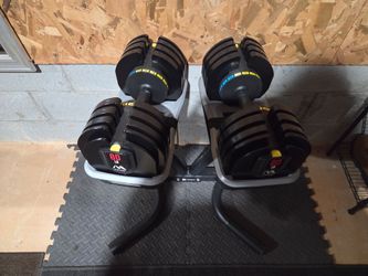 160 lbs adjustable dumbell set with stand