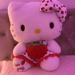 Strawberry Hello Kitty Jumbo Plushy