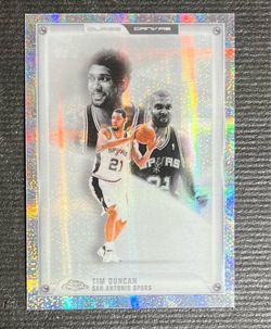 Tim Duncan Topps Chrome Class Canvas Trading Card