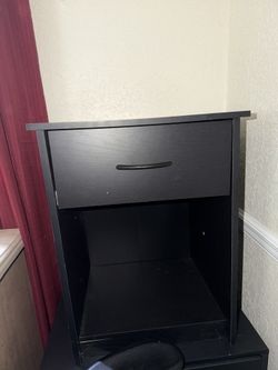 Black Single Nightstand
