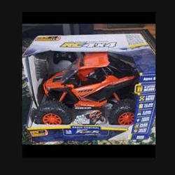 LARGE-Radio Control Red Polaris ATV,  RZR XP Pro Battery 12" Tall, 20" Length 14½  Wide