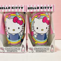 hello kitty glassware. 