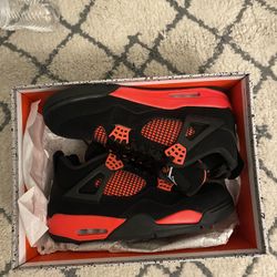 Jordan Red Thunder 4 All Sizes
