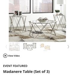 Coffee Table And Side Table