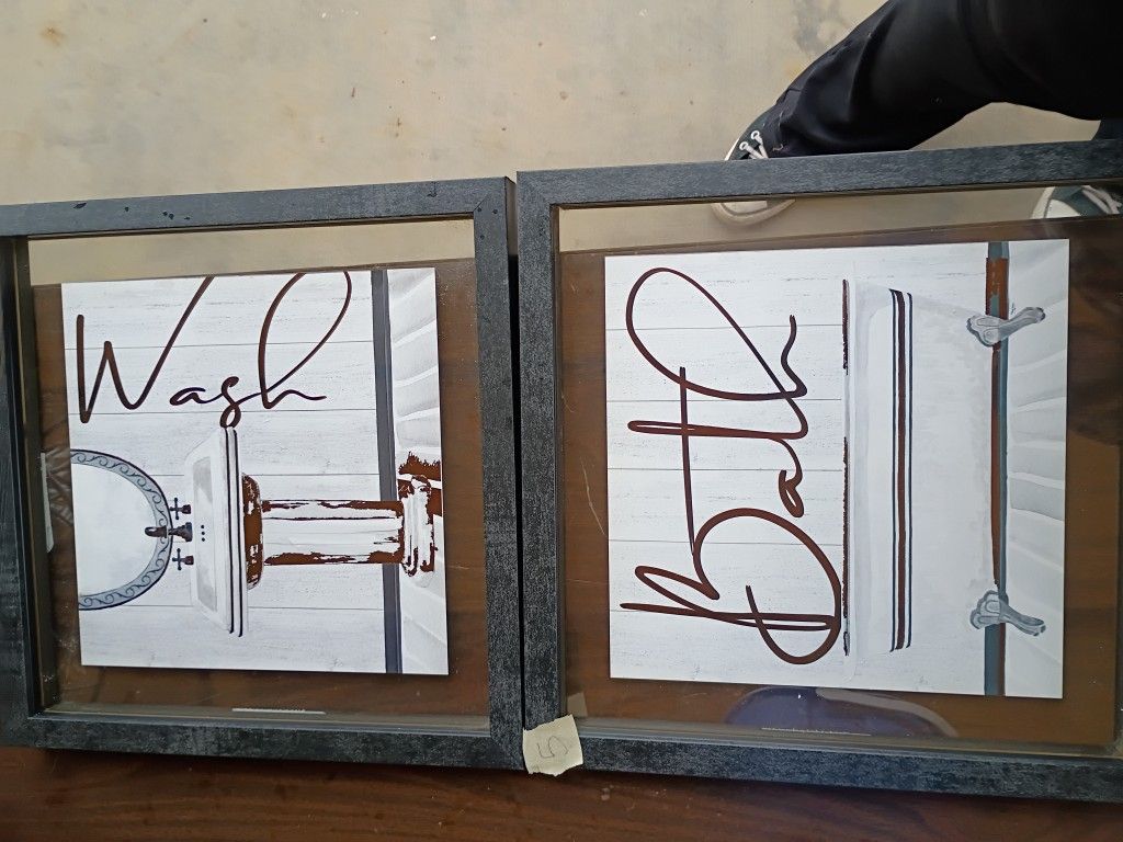 Bathroom Frames Set Of 2