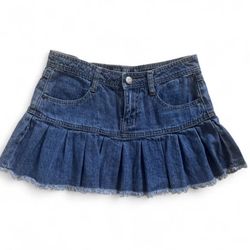 Y2K Angels Mini Pleated Skirt