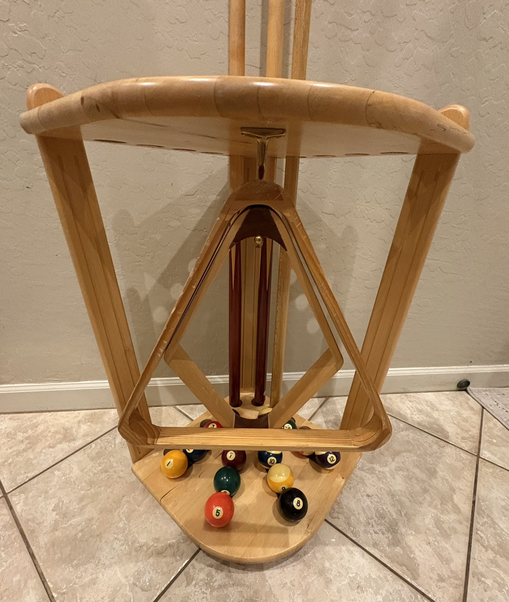 Pool Table Stick / Ball Rack