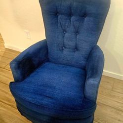 Comfy Blue Rocking Chair