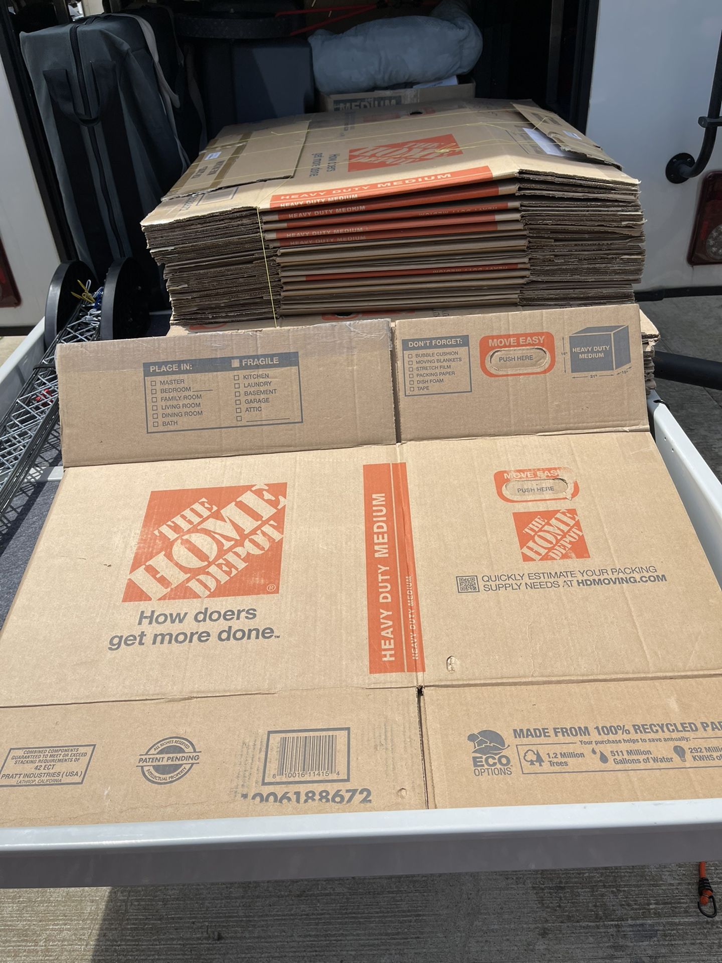 Cardboard Moving Boxes (Heavy Duty)
