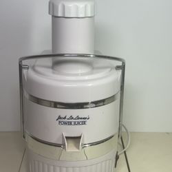 Jack LaLanne's Power Juicer CL-003AP Original Classic Juice Pulp Only Great Shap. Used in good condition with some cosmetic blemishes. These blemishes