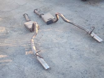 MUSTANG DUAL EXHAUST w/mac mufflers 79-04