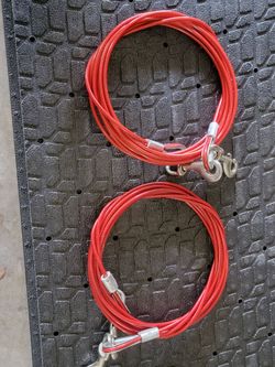 Reliabilt 20 foot vinyl coated steel cable for dogs