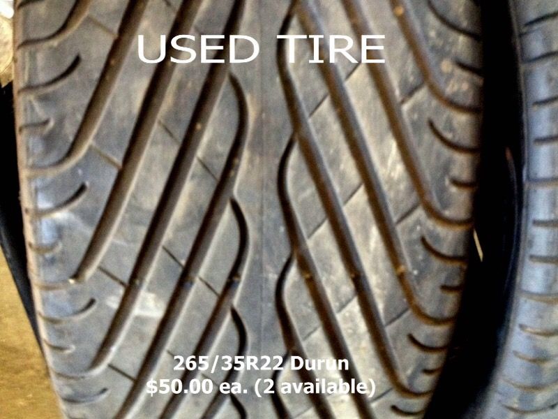 USED 22" tire (265/35R22)