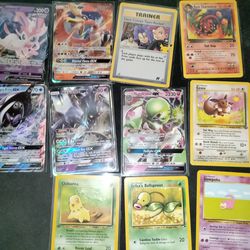 Pokemon V/GX's and some older cards plus bulk and unused code cards