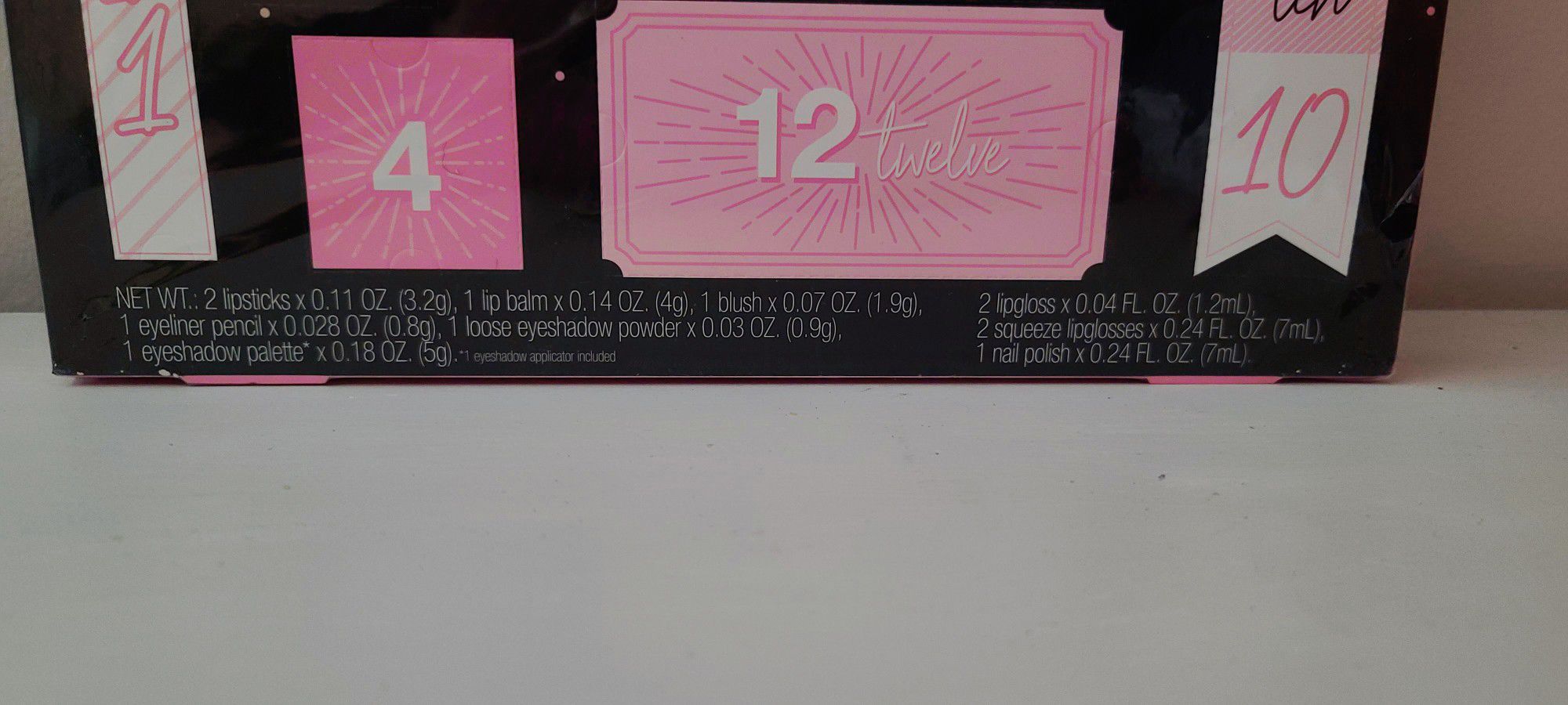 12 Days Of Christmas Make Up Advent Calender Brand New