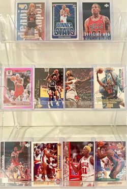 NBA Dennis Rodman 11 Card Lot