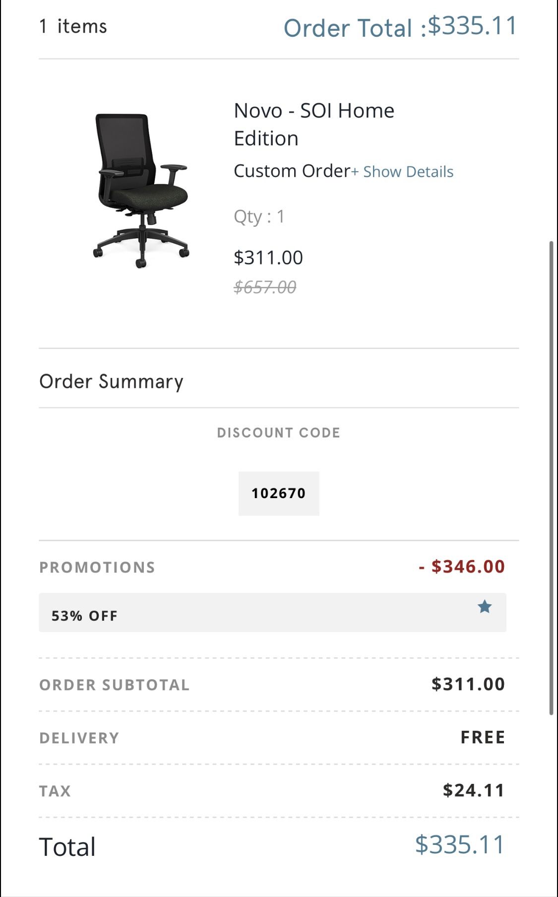 New In Box Office Chair!