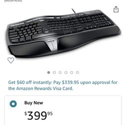 Microsoft Natural Ergonomic Keyboard 4000 for Business - Wired