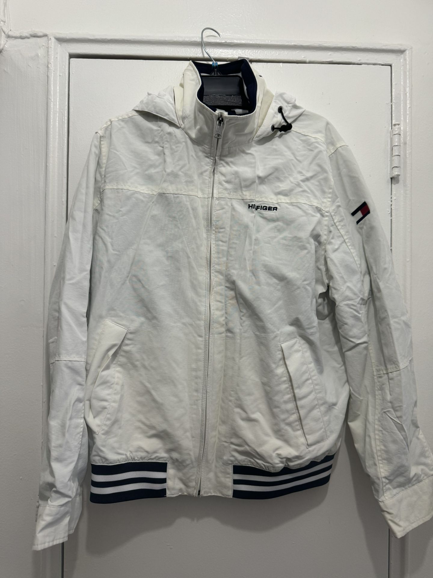 Tommy Hilfiger mens White Jacket size M