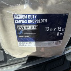 New Sealed Cannabis Drop Cloth 12 X 15