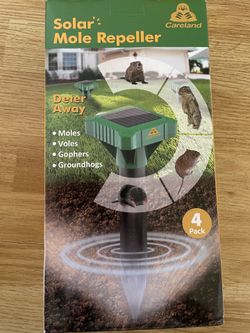 Brand New solar mole repeller