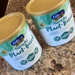2 For $40 Sealed Enfamil Simply Plant Based 