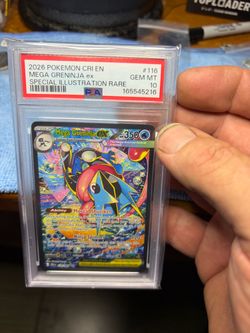 Psa graded Gem mint 10 chaos rising Greninja