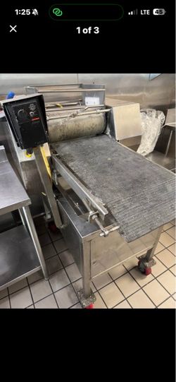 Commercial Breading Machine with Conveyor Belt