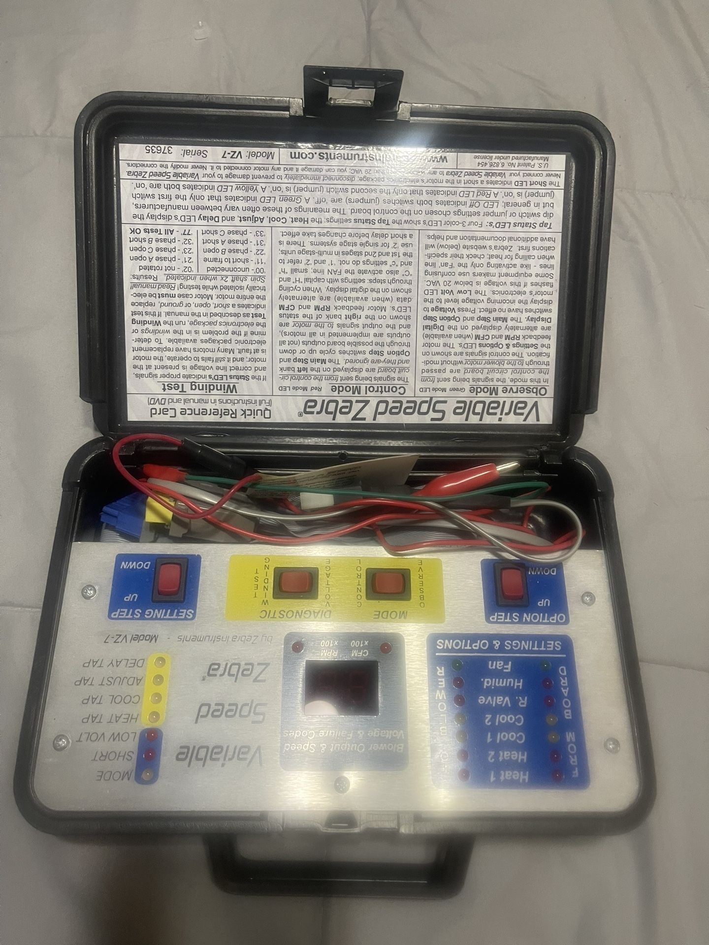 Czech Variable Sped Zebra Advanced ECM Motor Diagnostic Tool