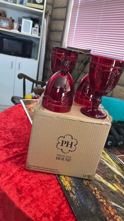 Vasos con pedestal