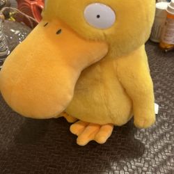 Pokémon Detective Pikachu Movie Talking Psyduck Plush - 8"