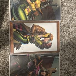 GAMBIT AND ROGUE COMICS 