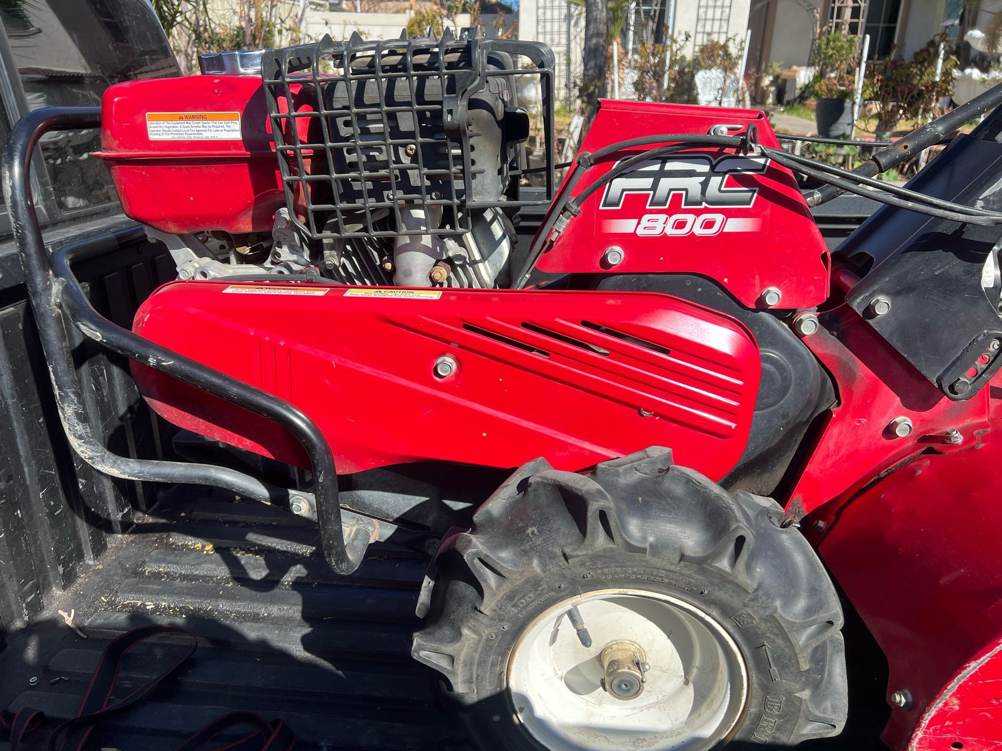 MACKISSIC 22 Commercial Rear Tine Tiller with Honda GX240 Engine