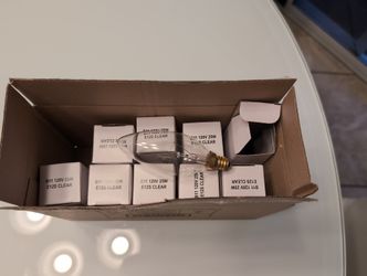 9 Candelabra Bulb Lights B11 25W E12S Clear
