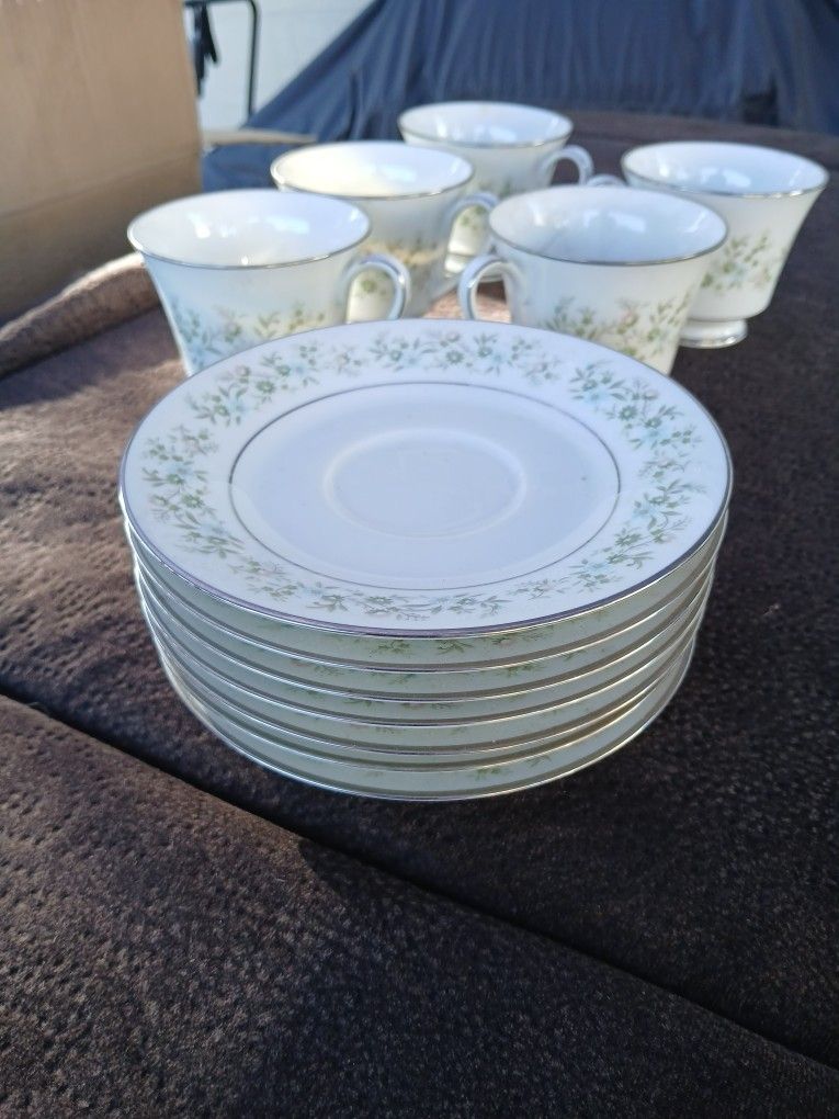 Noritake Savannah Teacup And Plate China Tableware