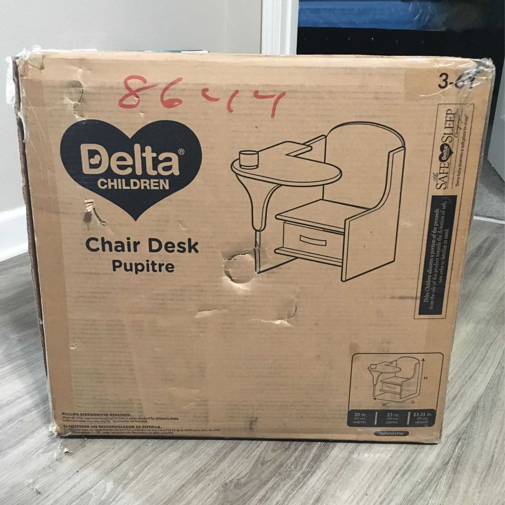 Toddler Chair/Desk