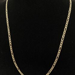 $800 Yellow Gold Hollow Figaro Chain