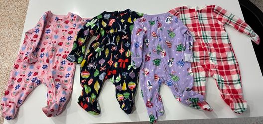 4 pijamas de bebé de 0 a 3 meses