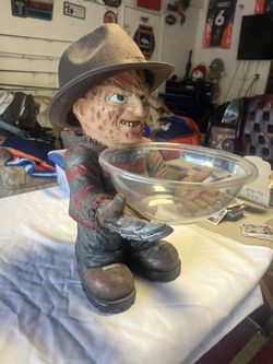 Freddy Krueger Halloween Candy Bowl Decoration 